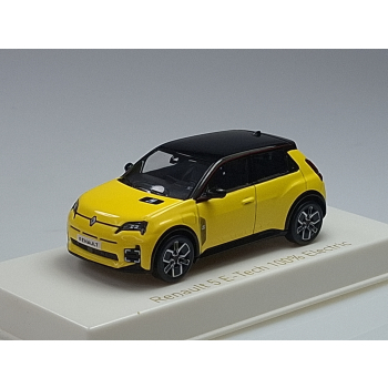 Renault 5 E-Tech 100% Electric 2024 Pop yellow / Black - skala 1:43 - Norev